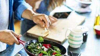 Making salad